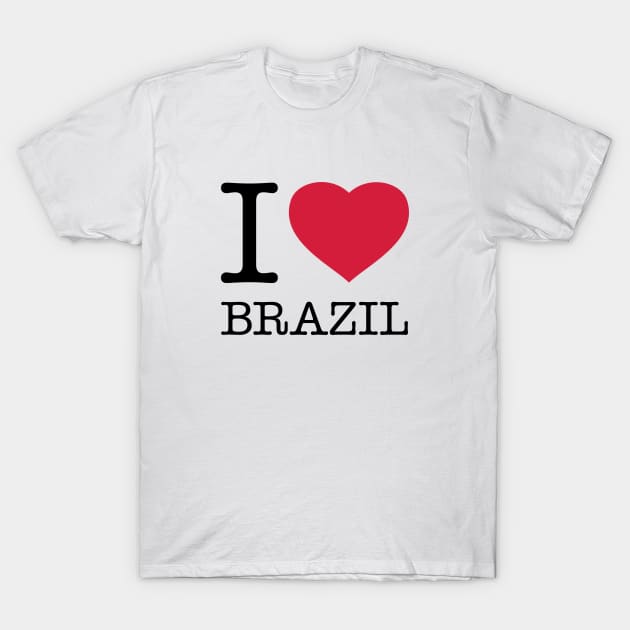 I LOVE BRAZIL T-Shirt by eyesblau